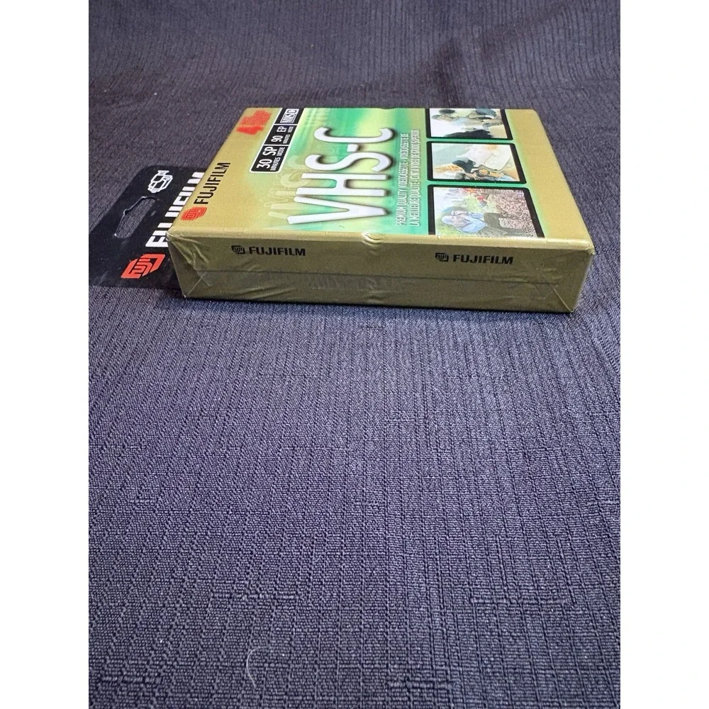 2 Pack New Sealed Fuji Fujifilm VHS-C Analog Video Tapes 30 min SP 90 min EP
